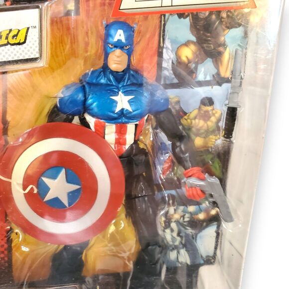 Marvel Legends Bucky Captain America 6" Figure 2011 Arnim Zola BAF NIP Hasbro - Picture 7 of 12